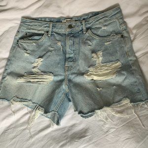 GRLFRND Jourdan Denim High Rise Shorts Size 29